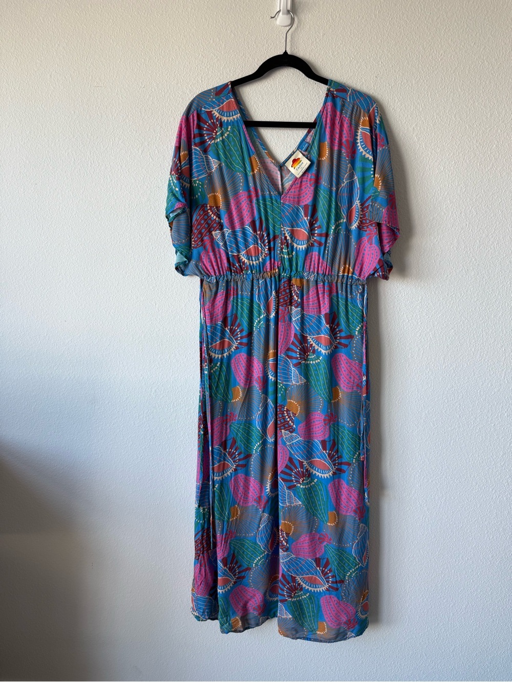 Farm Rio Seashell Cover-Up Maxi
Dress - Picture 4 of 10